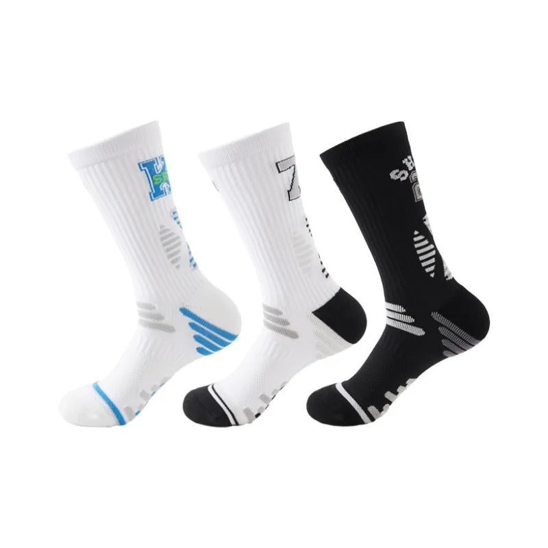 SHIWAJI Knee High Socks Men's 3 Pack-2