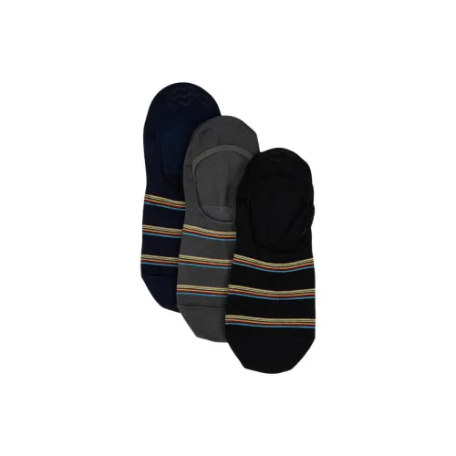 Paul Smith No Show Socks Men's 3 Pack Multicolor