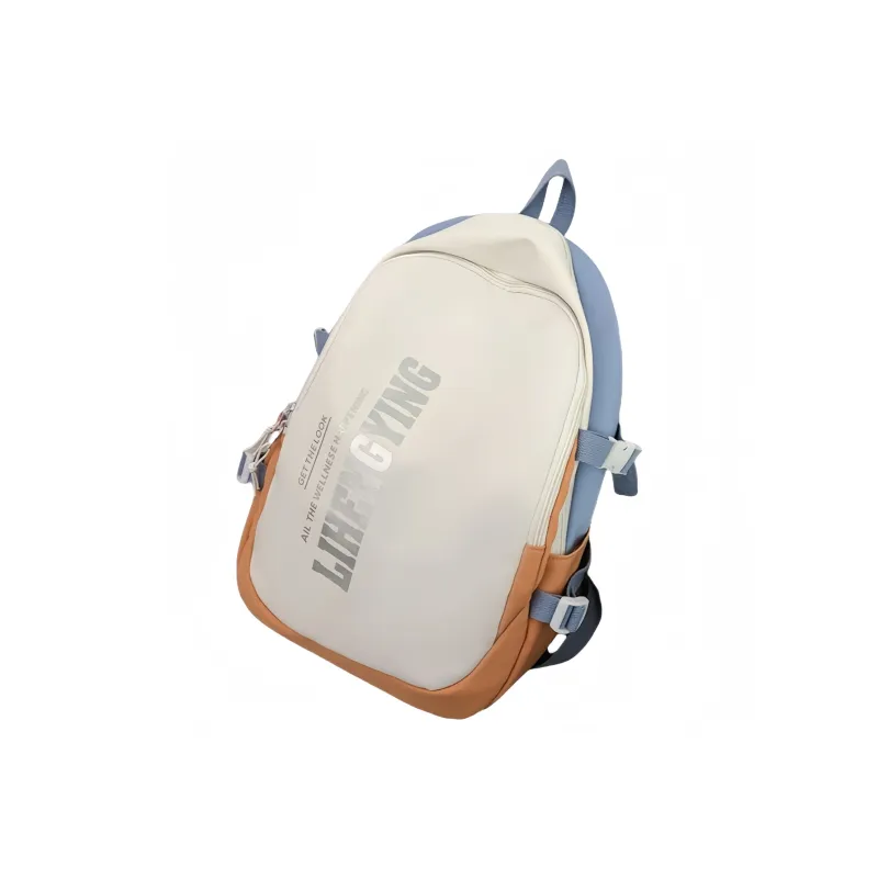 HCXK Nylon Backpack Unisex Black/Gray/Blue/Purple/Orange-3