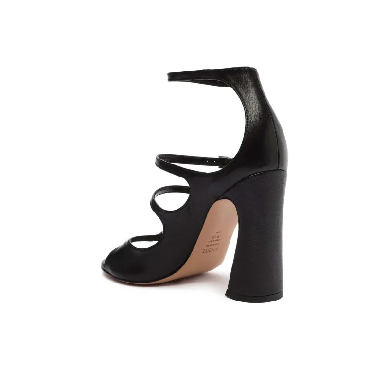Schutz Roman Sandals 10cm Women's Black-2
