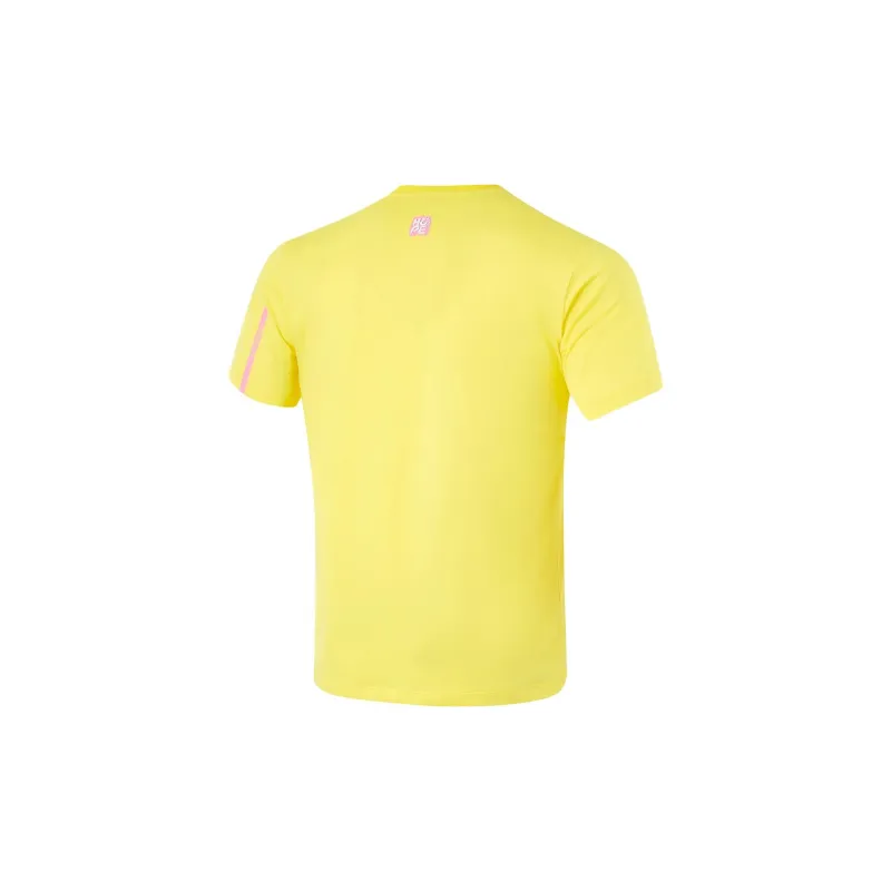 LiNing Table Tennis Series T-Shirt Unisex Yellow-1