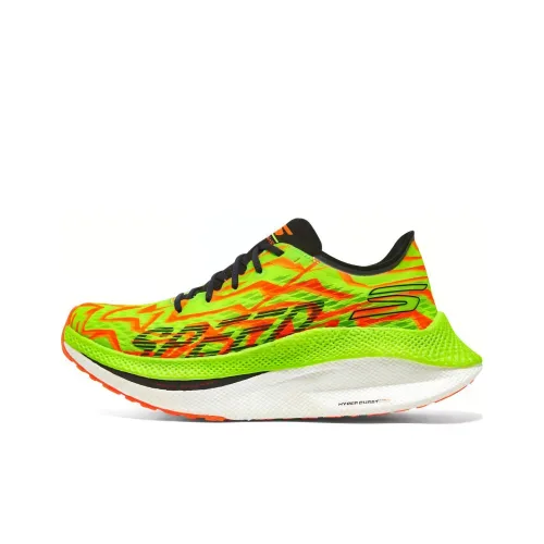 Skechers Running Shoes Women's Low-Top Green/Orange