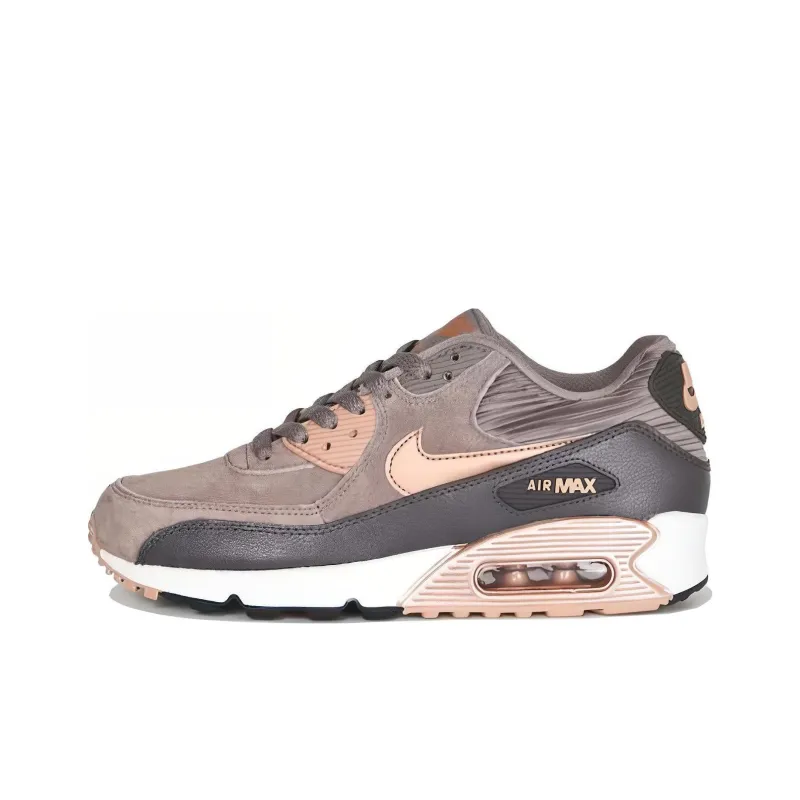 Nike Air Max 90 Leather Iron Metallic Red Bronze Women's-0