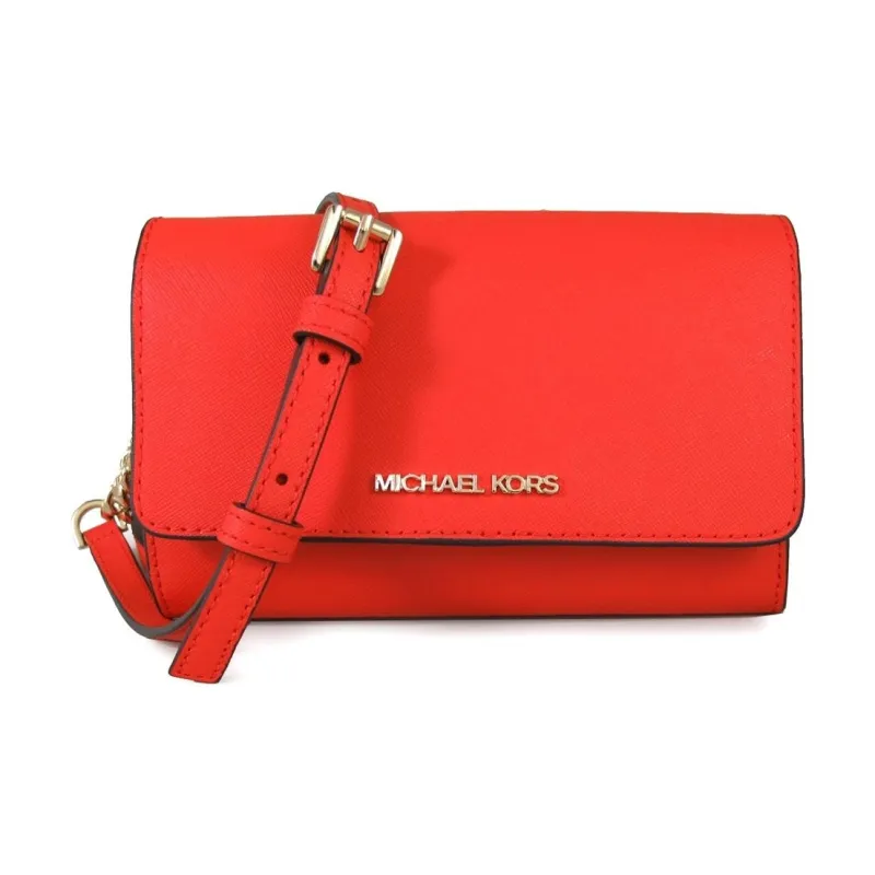 MICHAEL KORS Jet Set Travel Polyester Envelope Bag, Shoulder Bag, Crossbody Bag Women's Red-3