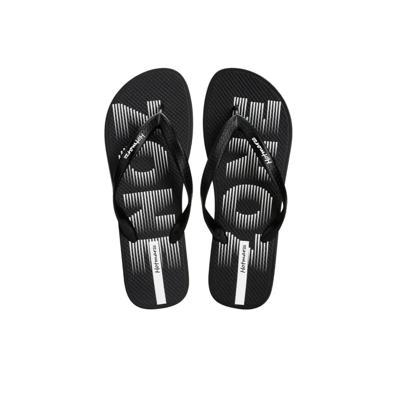 HOTMARZZ Slip Resistant Flip Flops Men's Black-2