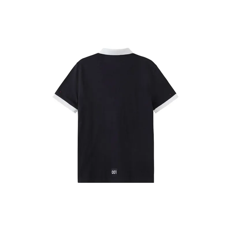 ARMANI EXCHANGEAE SS24 Polo Shirt Men's Dark Marine Blue-1