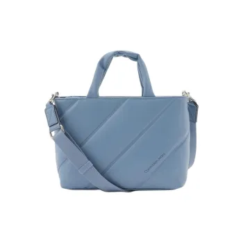 CALVIN KLEIN Polyurethane Shoulder Bag Crossbody Bag Handbag Women's Blue