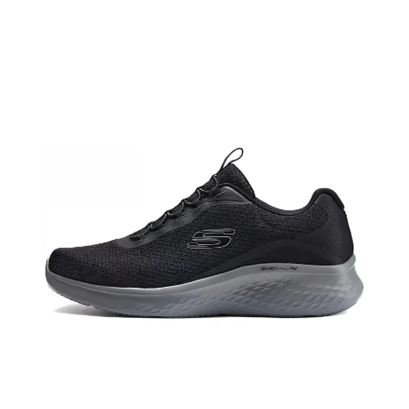 Skechers Shock Absorbers Slip Resistant, Abrasion Resistant, Breathable Low Top Casual Running Shoes Men's Blue-0