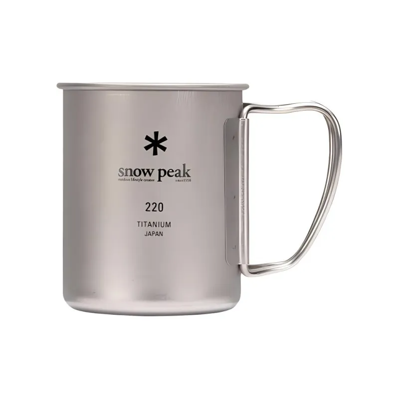 Snow Peak Outdoor Water Equipment Outdoor Water Bottle Titanium 300ML-2