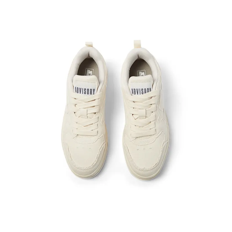 STARTER Vol Series Lightweight Anti Slip Low Top Skateboard Shoes Unisex White-4