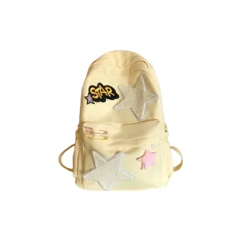 BALANG Nylon Backpack Unisex Blue/Yellow/Pink
