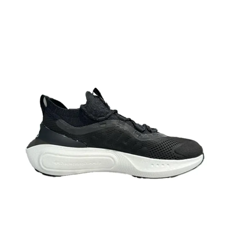 Under Armour Phantom 4 Anti Slip Wear Resistant Low Top Casual Running Shoes Men's Black White-1