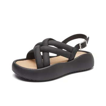 La Chapelle Roman Sandals Medium Heel Women's
