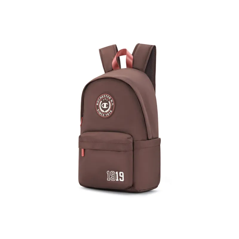 Champion Fabric Backpack Medium Size Unisex Dark Blue/Green/Yellow Brown/Dark Brown-10