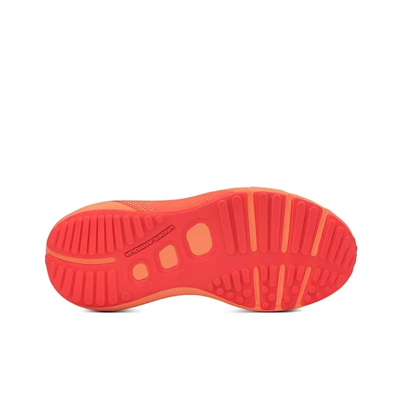 Under Armour HOVR Phantom 3 Cushioning Wear Resistant Rebound Low Top Running Shoes Women's Orange-4