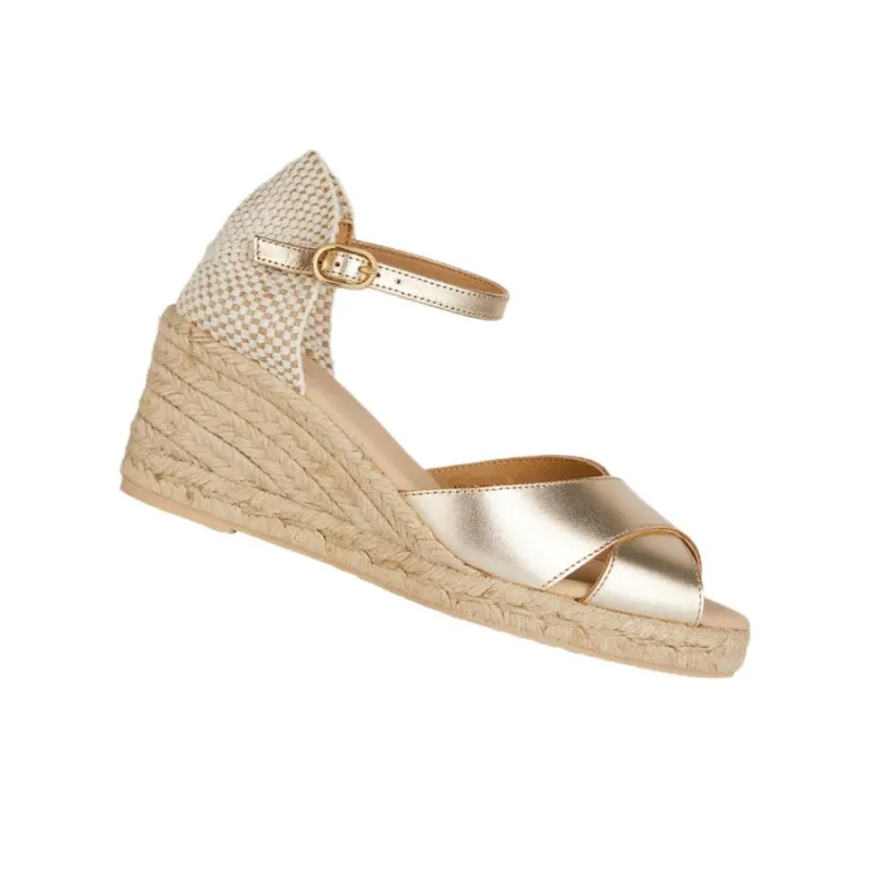 GEOX One Strap Sandals 6.5cm Women's Light Gold-2