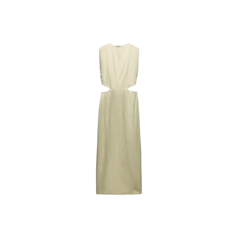 ZARA Sleeveless Dress Women's Thin Honeysuckle Pink-1