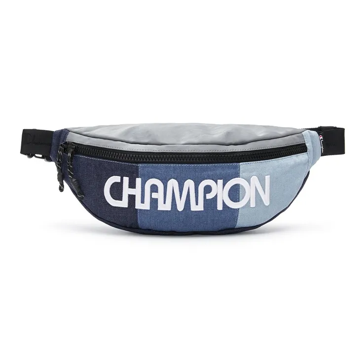Champion Fabric Fanny Pack Regular Unisex Dark Blue/Yellow Brown/Dark Gray-0