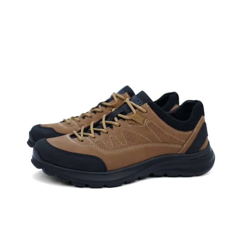 ENRICO COVERI Breathable Lightweight Low Top Casual Shoes Unisex Brown-1