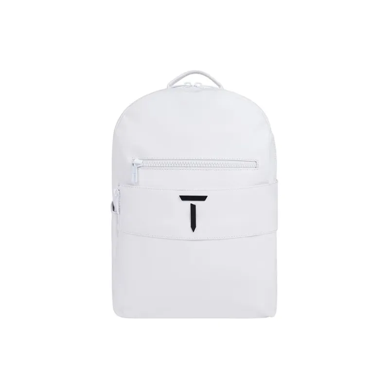 EUROPEAN TOUR Synthetic Leather Backpack Men's Black/White-0