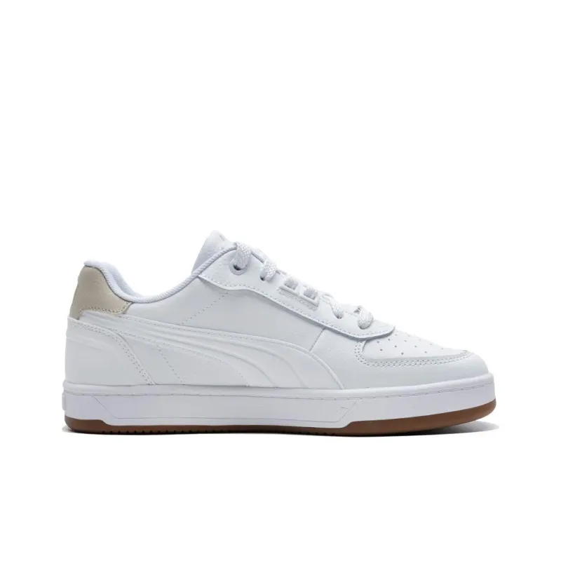 PUMA Caven 2.0 Wear Resistant Low Top Skateboard Shoes Unisex White-1
