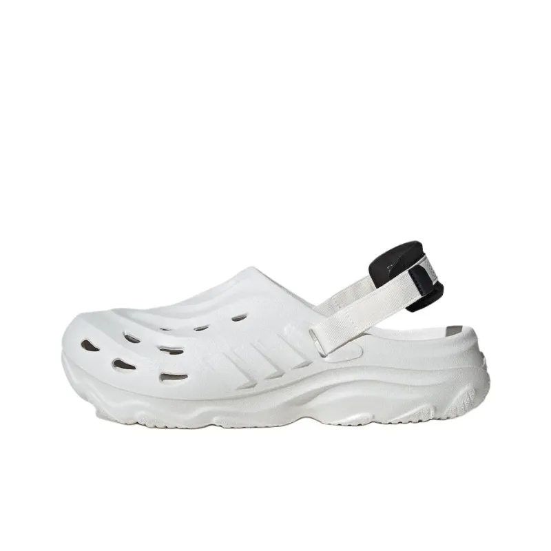 adidas Duramo Sandals Clogs Unisex Bright white black US M 5