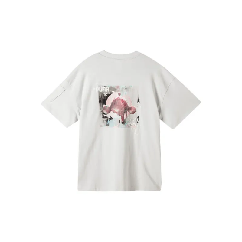PUMA x PAOPAOMATE LIANMINGKUAN IMPACT 4 T Shirt Unisex Gray-1