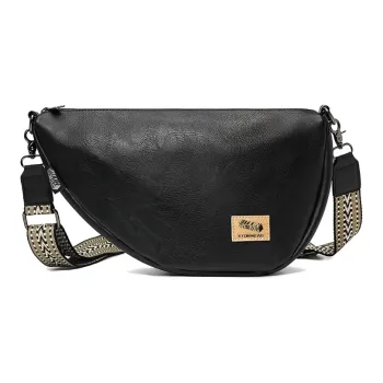 CMLZIUA PU Crossbody Bag Regular Unisex Black