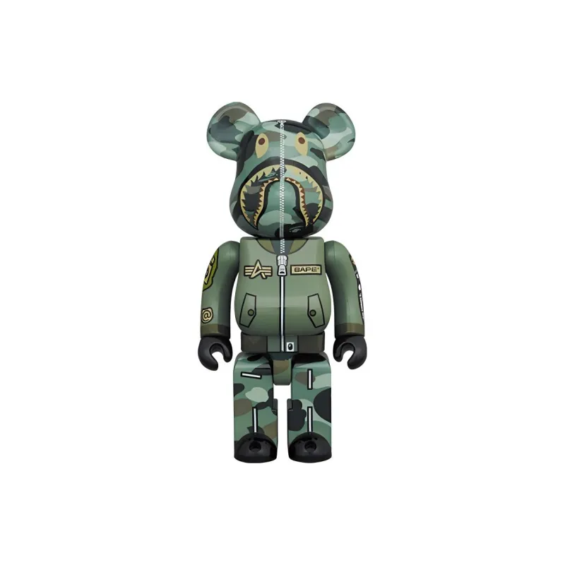 Bearbrick X Bape X Alpha Industries-2
