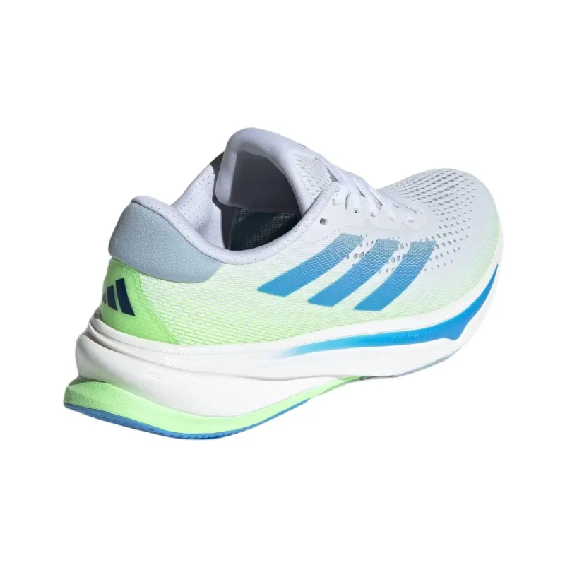 Adidas SUPERNOVA RISE Cushioned Slip-Resistant Support Low-Top Running Shoes Women's White Green Blue-4