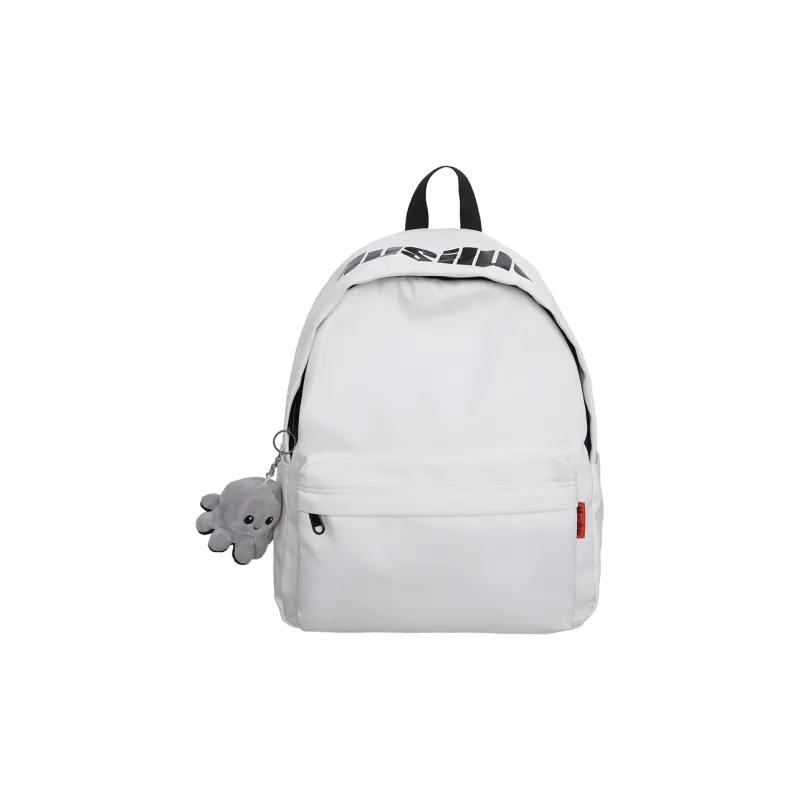 GEERDUN Nylon Backpack Unisex Brown/Black/White/Gray/Red-3