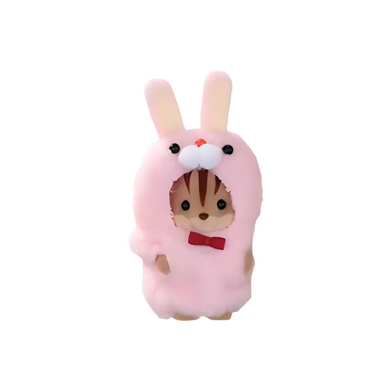 Sylvanian Families Cute Duck Rabbit Mouse Dolls Plush Doll Small Size Tall-2