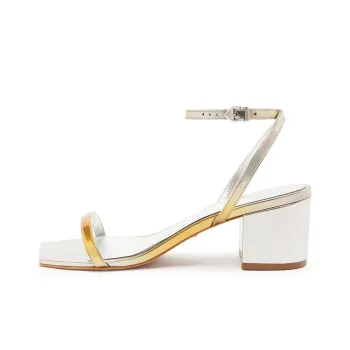 Schutz Kendall Strap Sandals 6.3cm Women's Gold