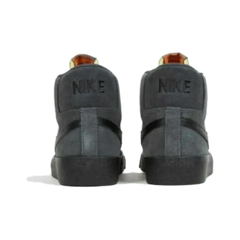 Nike Sb Blazer Mid Orange Label Dark Smoke-3