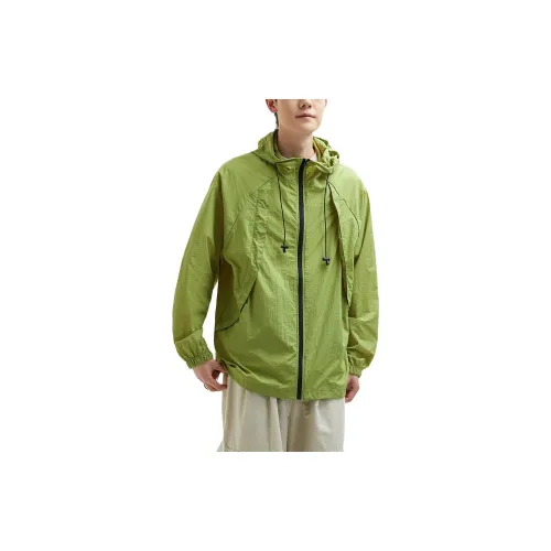 361° Trench Coats Men Steam Green