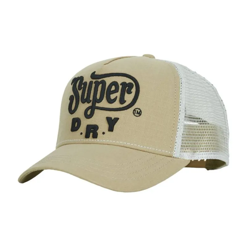 SUPERDRY 100% Cotton, Polyester Blend Baseball Caps Unisex Khaki-3