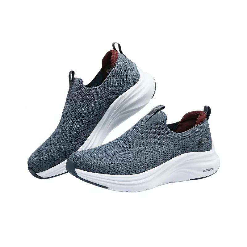 Skechers Cushioning, Abrasion Resistant, Breathable, Lightweight Low Top Casual Shoes Men's Gray-3