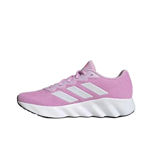 Adidas Switch Move Cushioning, Slip Resistant, And Abrasion Resistant Low Top Casual Running Shoes Unisex Pink