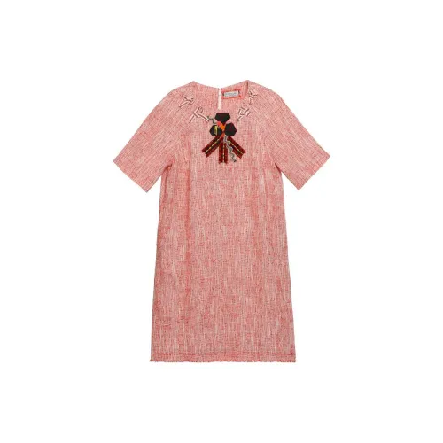 MICartsy Short-Sleeved Dresses Women's Pink