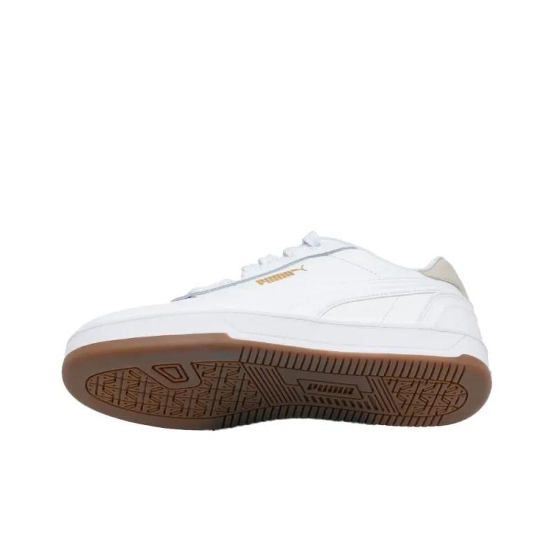 PUMA Caven 2.0 Wear Resistant Low Top Skateboard Shoes Unisex White-4