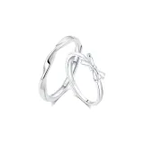 Bowknot Couple Rings