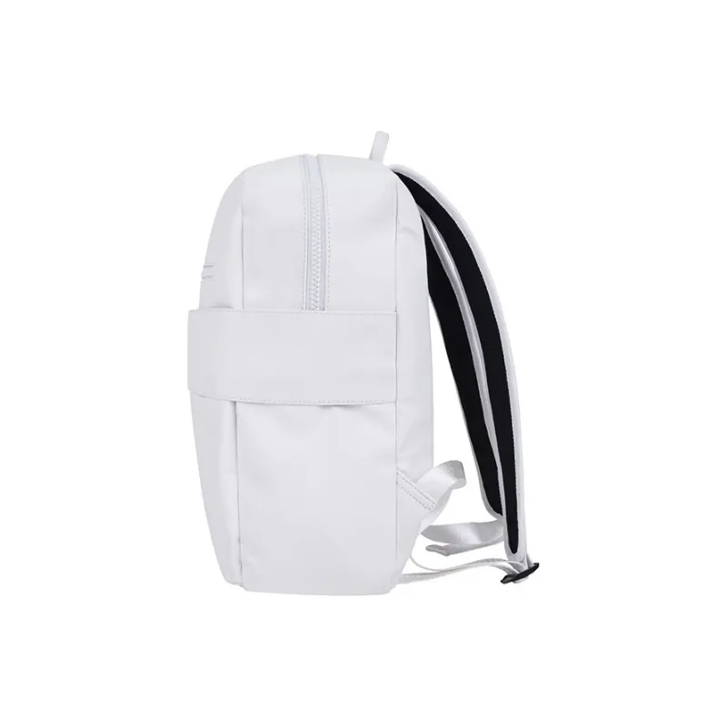 EUROPEAN TOUR Synthetic Leather Backpack Men's Black/White-3