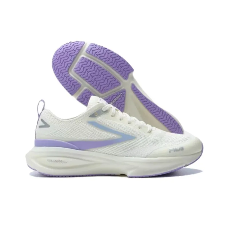 FILA ENERGY 1+ Anti Slip Wear Resistant Low Top Training Running Shoes Women's White Purple-3