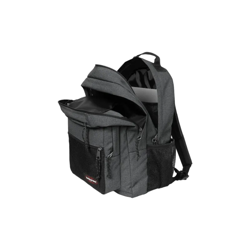 EASTPAK Nylon With Polyester Backpack Large Size Unisex Black Gray Color-2