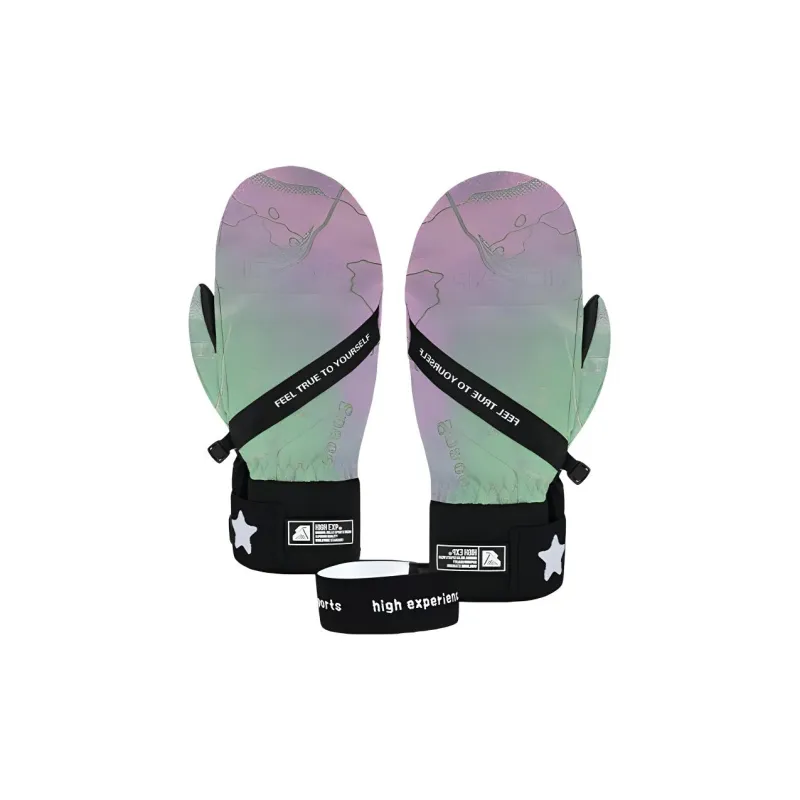 HIGHEXP Ski Gloves Mittens Unisex-9