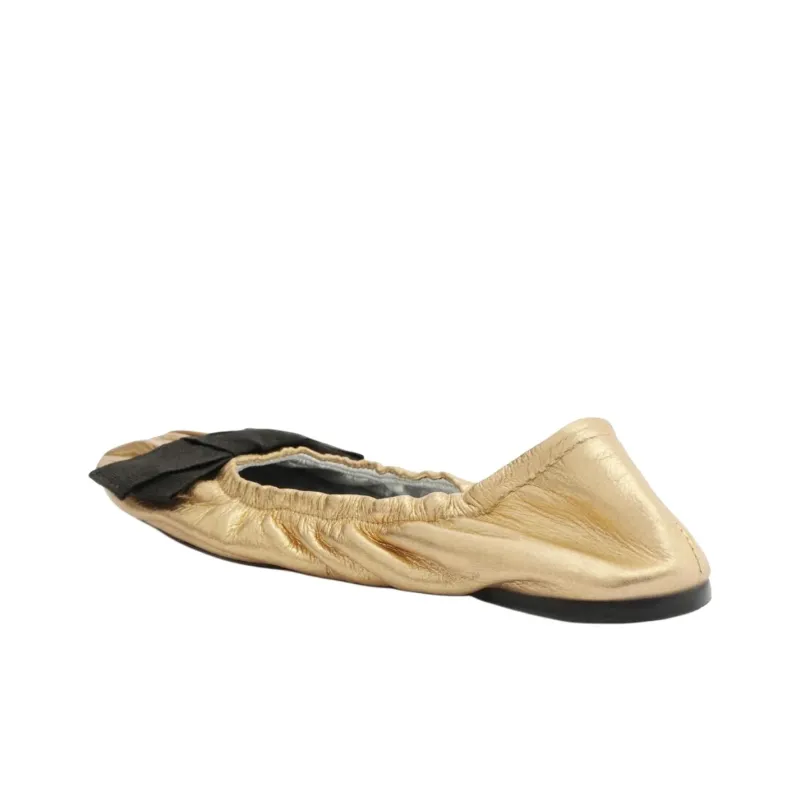 Schutz Suzanne Casual Single Shoes Women's Gold-4