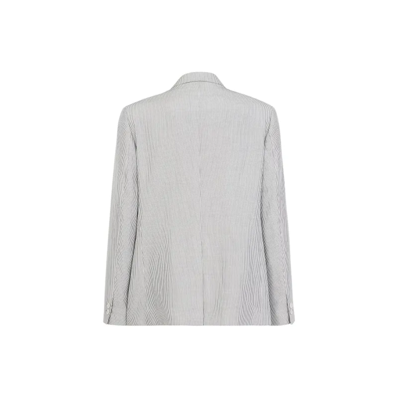 FENDI Sigle breasted Striped Blazer-1