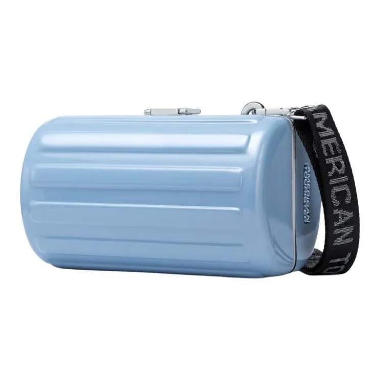 AMERICAN TOURISTER Polycarbonate Shoulder Bag Mini Unisex Blue-1