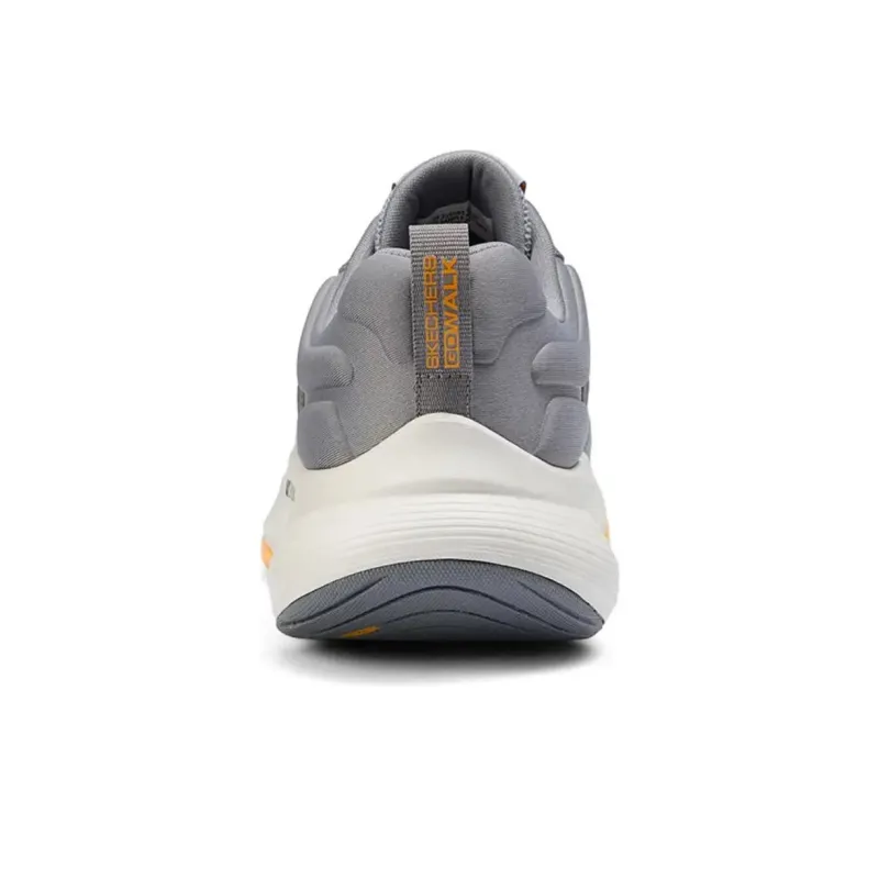 Skechers Slip Resistant Low Top Casual Running Shoes Men's Light Gray-5