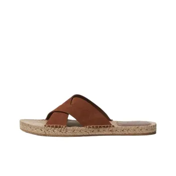 Ermenegildo Zegna Suede Espadrille Sandals Dark Foliage
